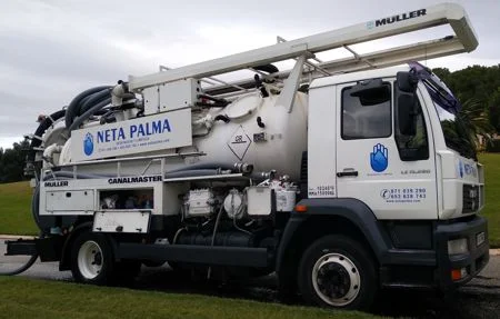 camion utilizado para desatascos