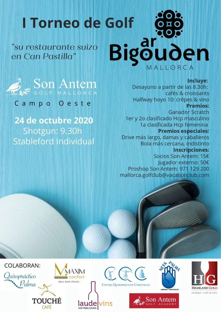 Torneo de golf patrocinado por Netapalma